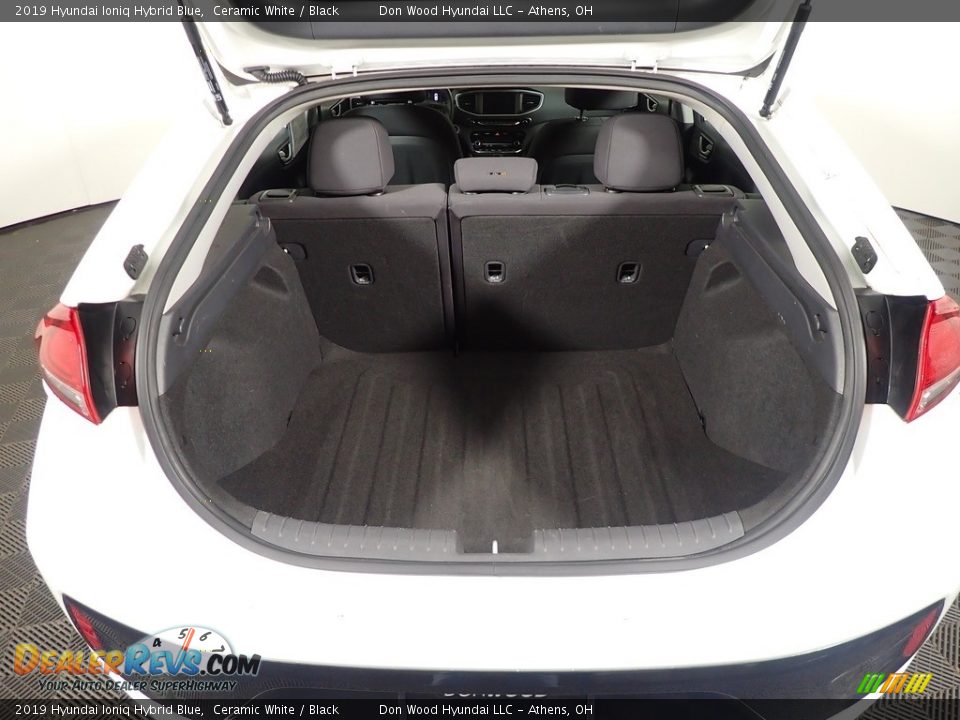 2019 Hyundai Ioniq Hybrid Blue Ceramic White / Black Photo #15