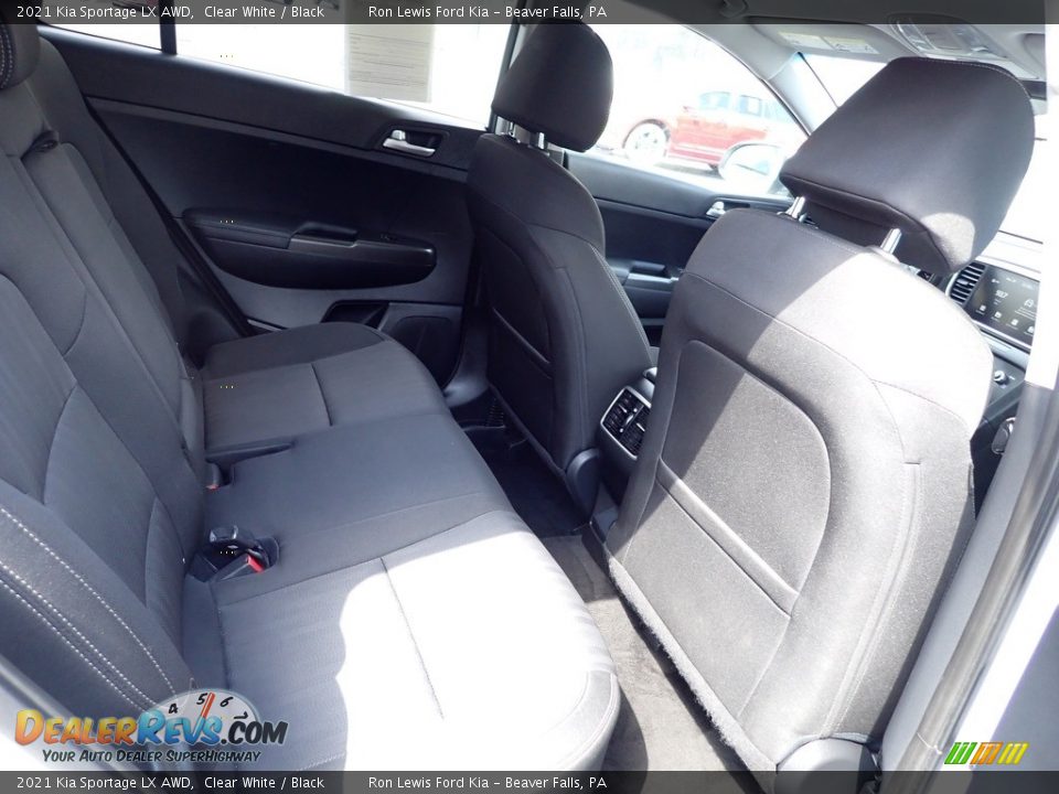 2021 Kia Sportage LX AWD Clear White / Black Photo #10
