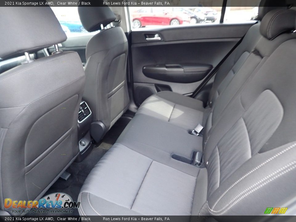 2021 Kia Sportage LX AWD Clear White / Black Photo #12