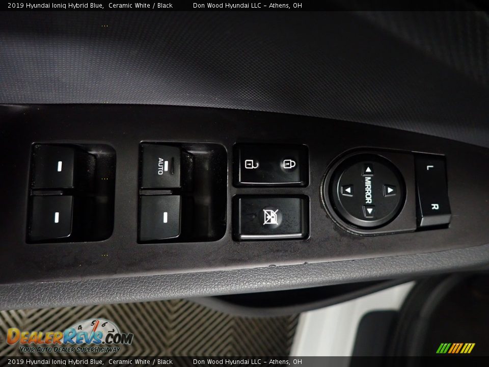 2019 Hyundai Ioniq Hybrid Blue Ceramic White / Black Photo #19