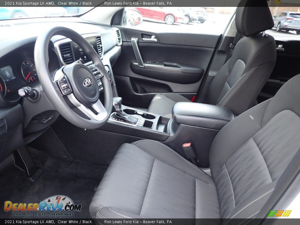 2021 Kia Sportage LX AWD Clear White / Black Photo #14