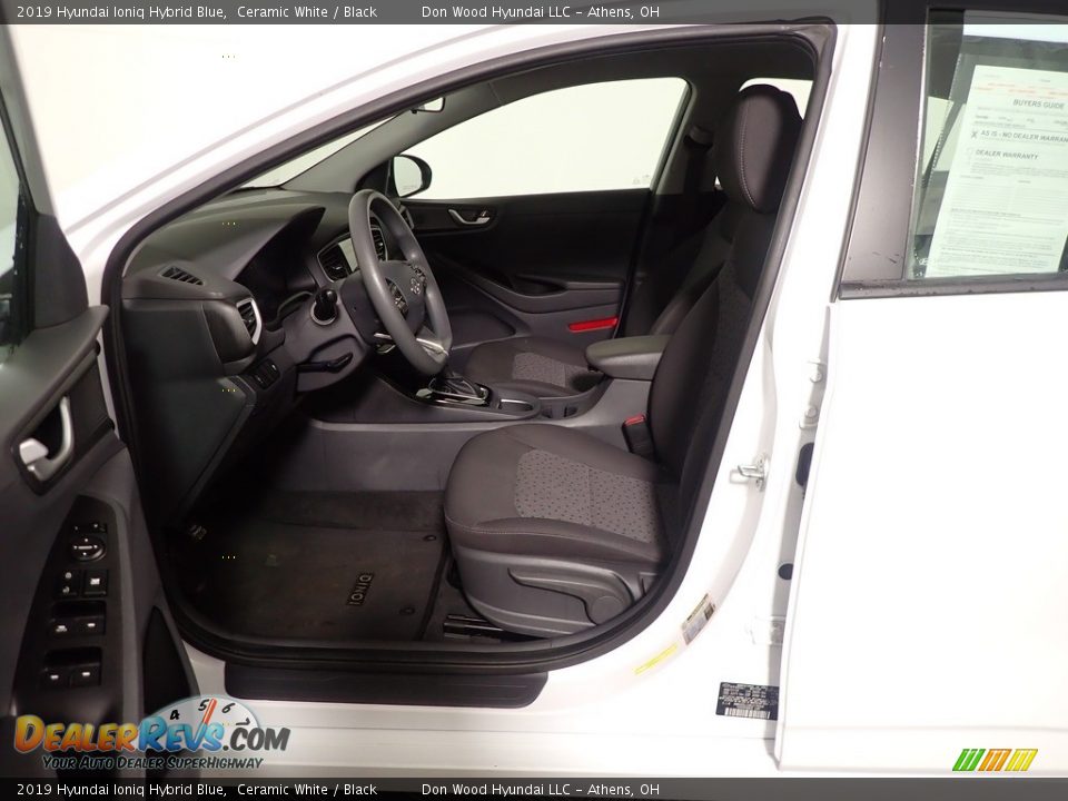 2019 Hyundai Ioniq Hybrid Blue Ceramic White / Black Photo #20