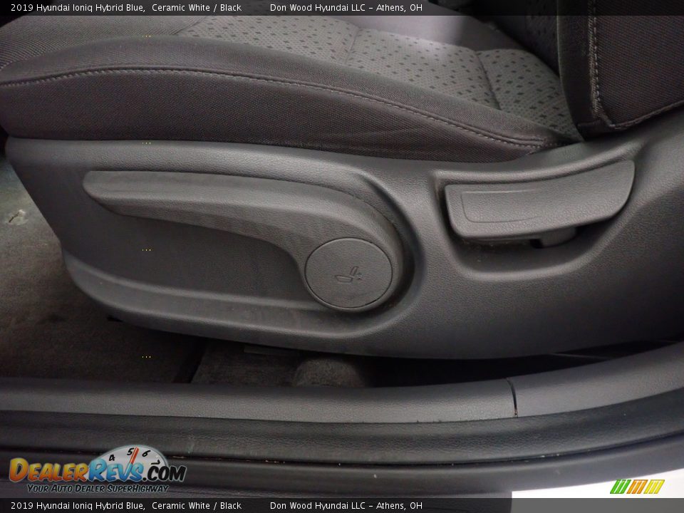 2019 Hyundai Ioniq Hybrid Blue Ceramic White / Black Photo #21