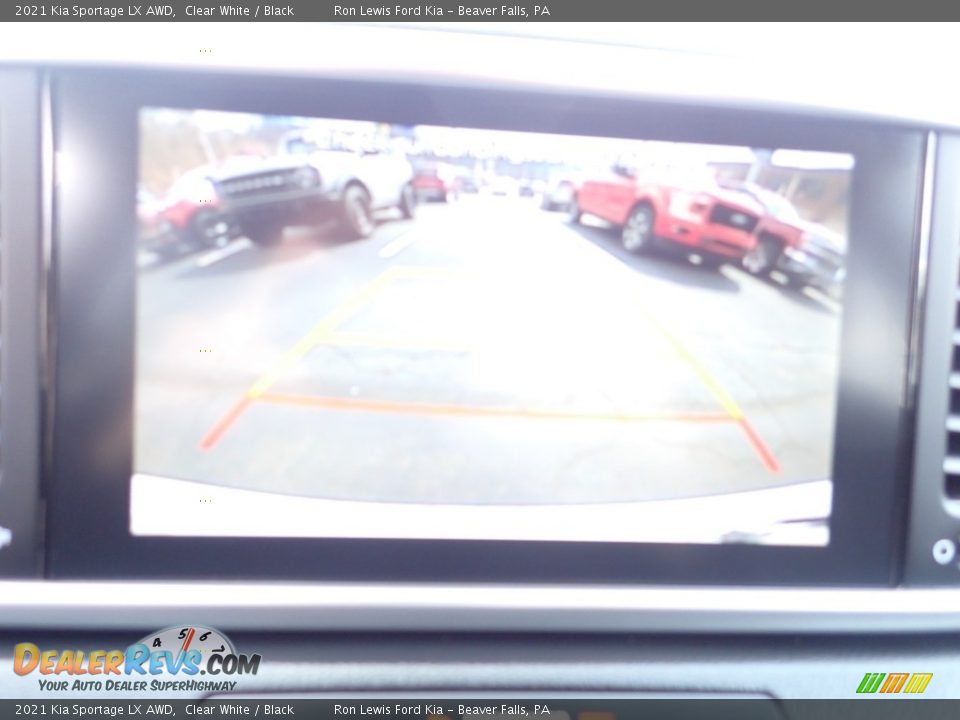 2021 Kia Sportage LX AWD Clear White / Black Photo #17