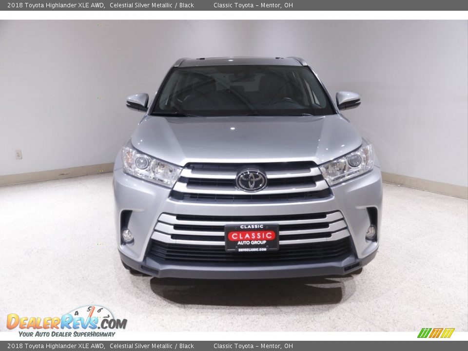 2018 Toyota Highlander XLE AWD Celestial Silver Metallic / Black Photo #2