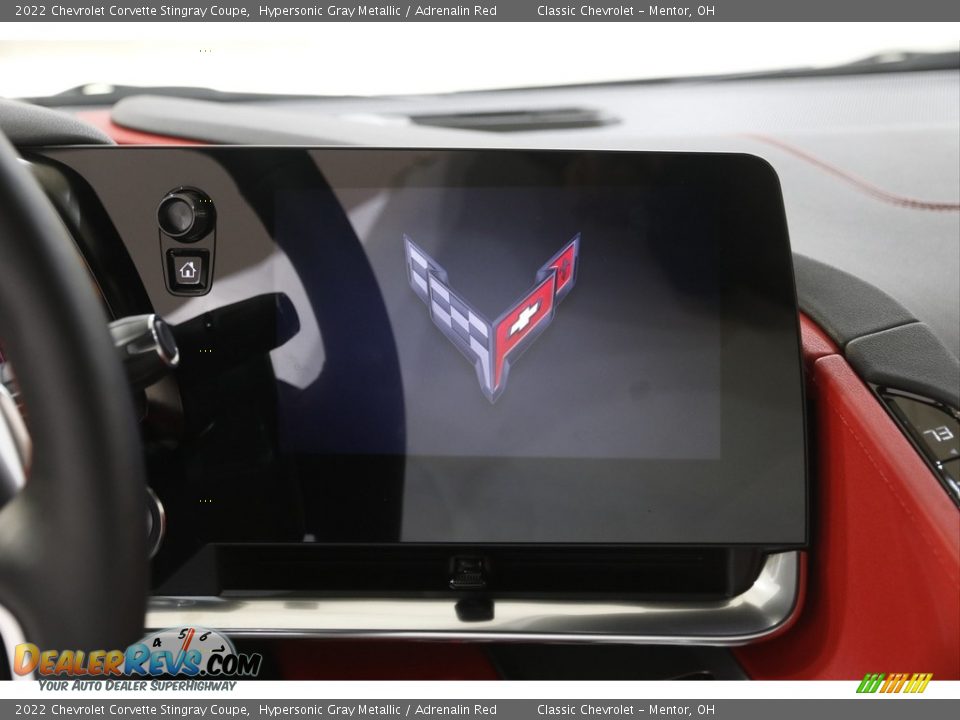 2022 Chevrolet Corvette Stingray Coupe Hypersonic Gray Metallic / Adrenalin Red Photo #12