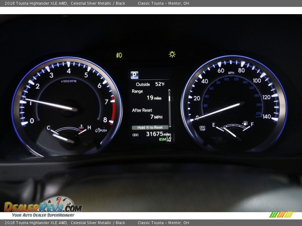 2018 Toyota Highlander XLE AWD Celestial Silver Metallic / Black Photo #8