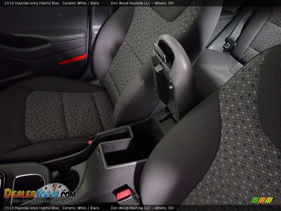 2019 Hyundai Ioniq Hybrid Blue Ceramic White / Black Photo #31