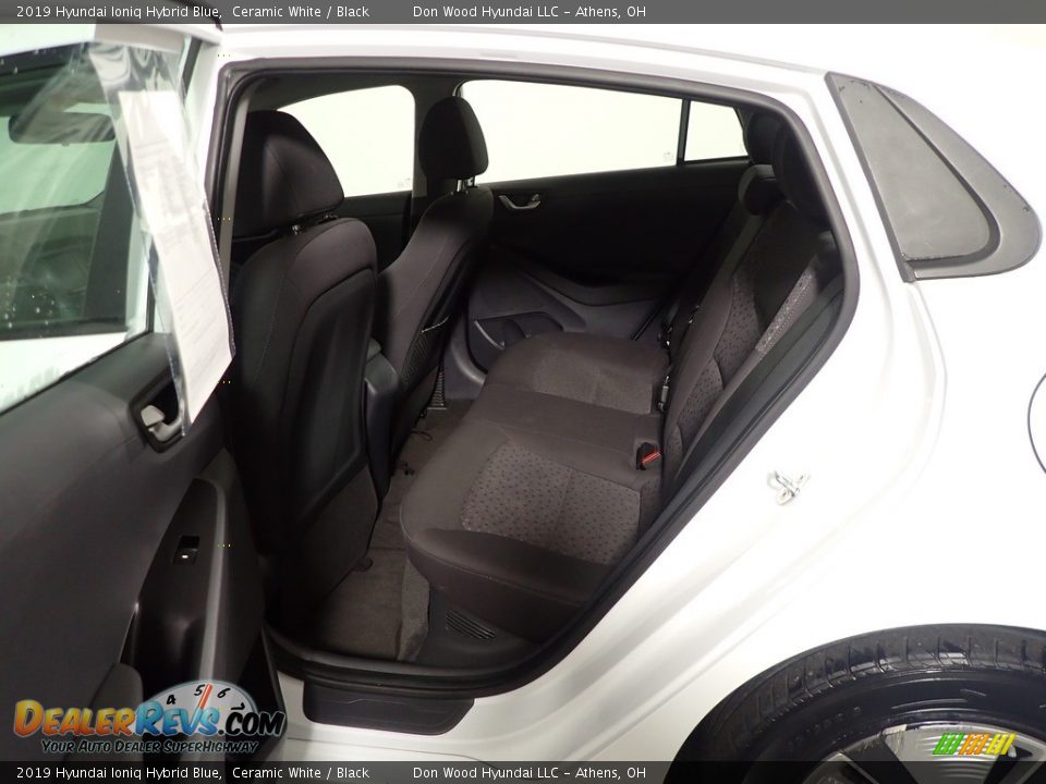2019 Hyundai Ioniq Hybrid Blue Ceramic White / Black Photo #33