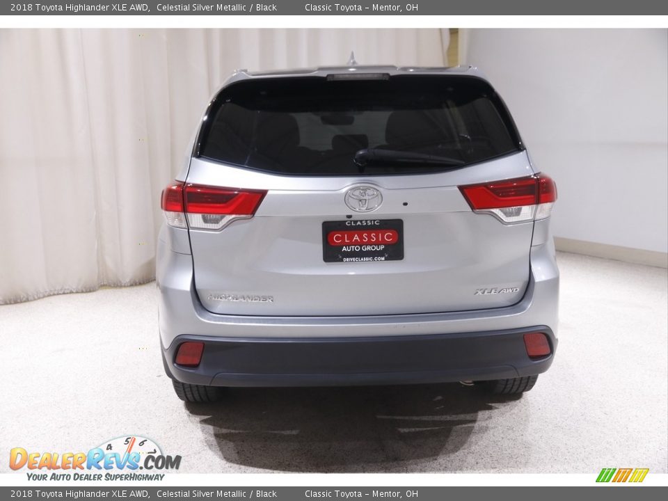 2018 Toyota Highlander XLE AWD Celestial Silver Metallic / Black Photo #21