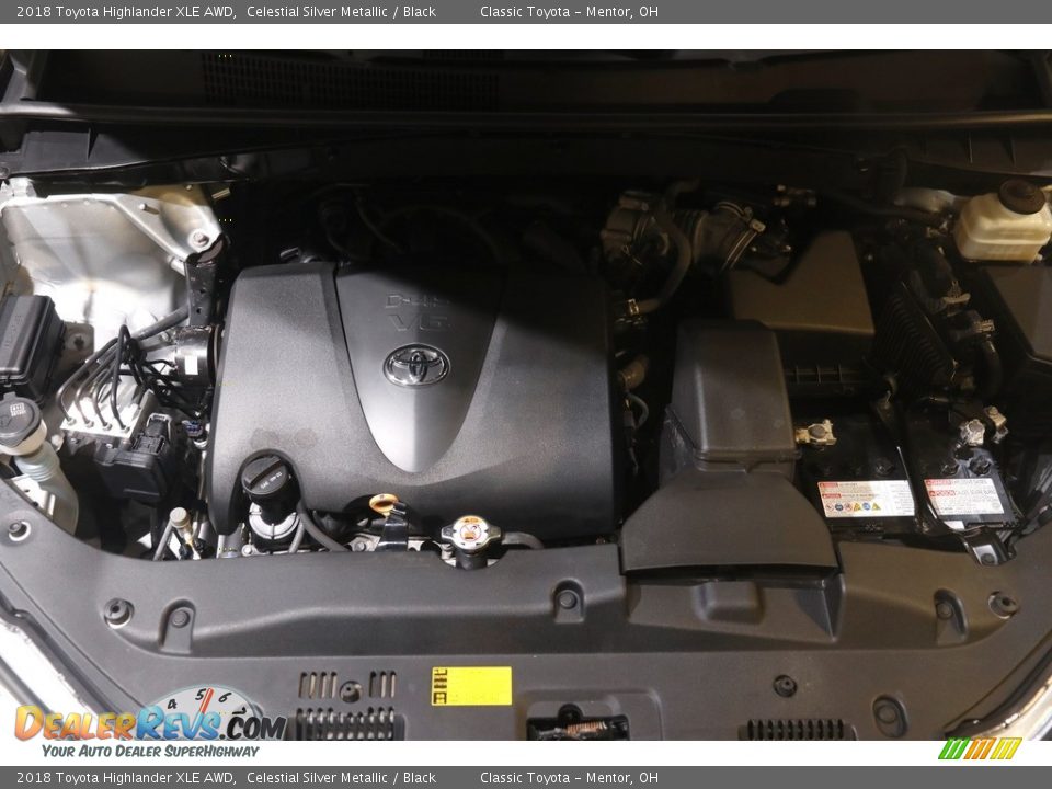 2018 Toyota Highlander XLE AWD Celestial Silver Metallic / Black Photo #22