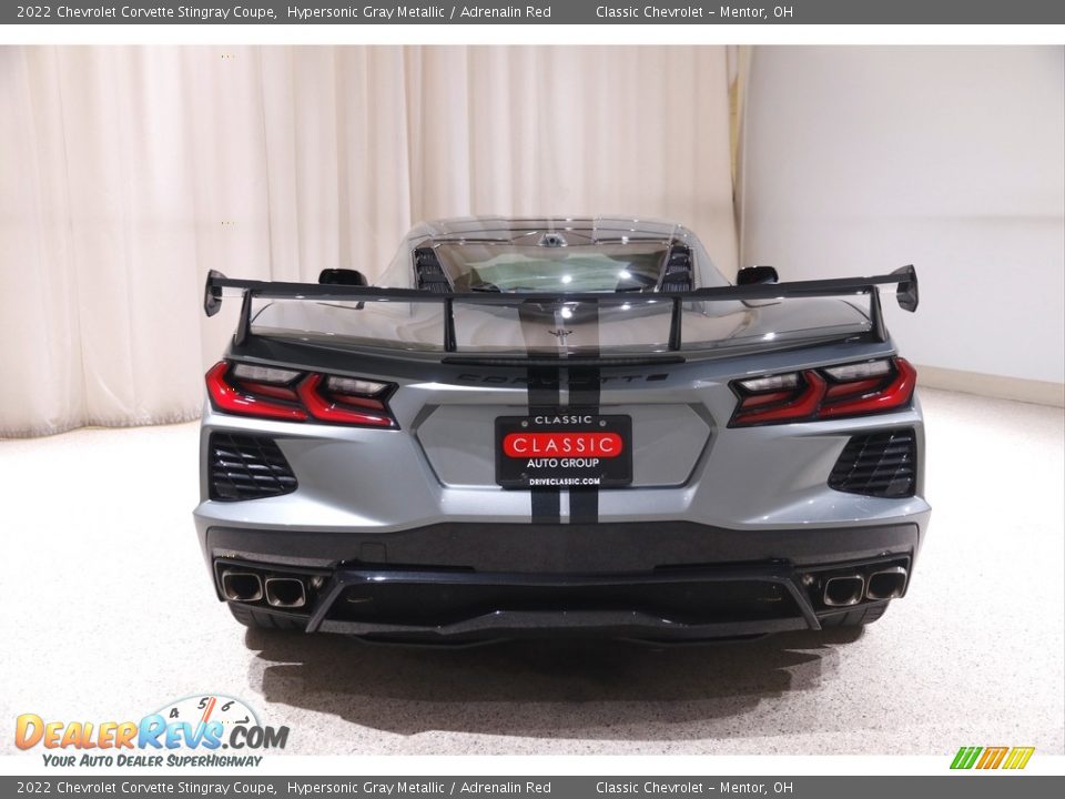 2022 Chevrolet Corvette Stingray Coupe Hypersonic Gray Metallic / Adrenalin Red Photo #24