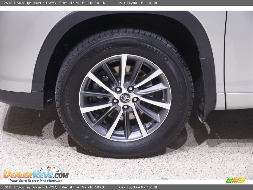 2018 Toyota Highlander XLE AWD Celestial Silver Metallic / Black Photo #23
