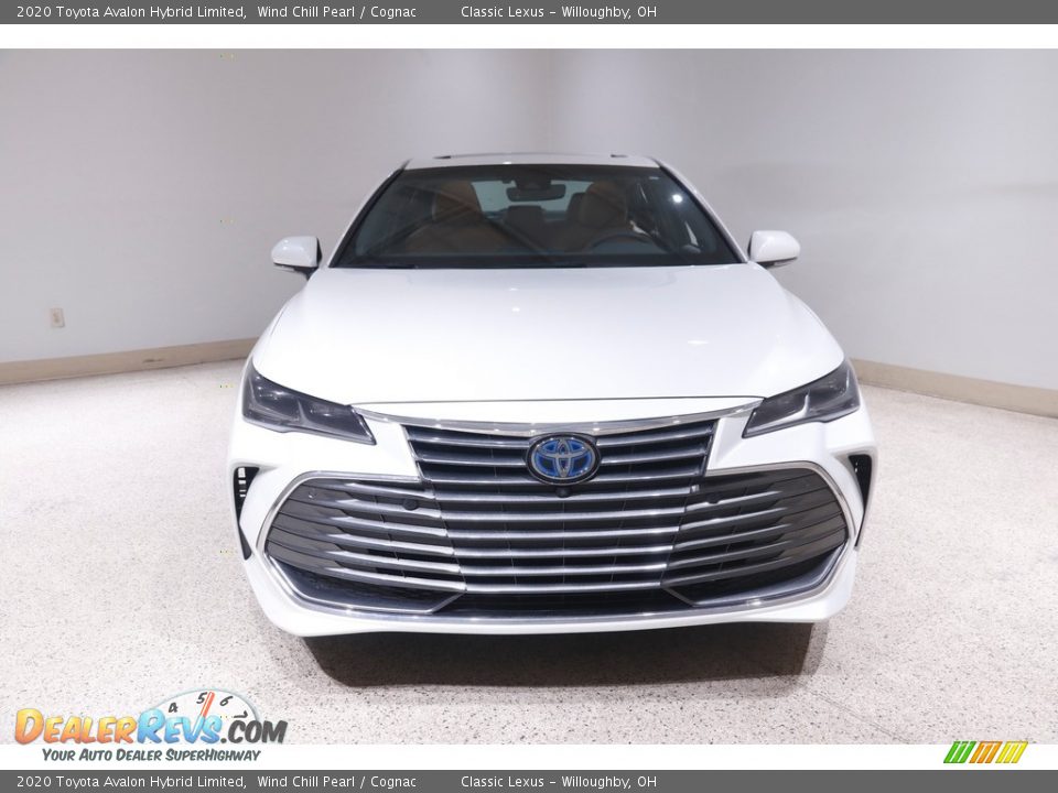 2020 Toyota Avalon Hybrid Limited Wind Chill Pearl / Cognac Photo #2