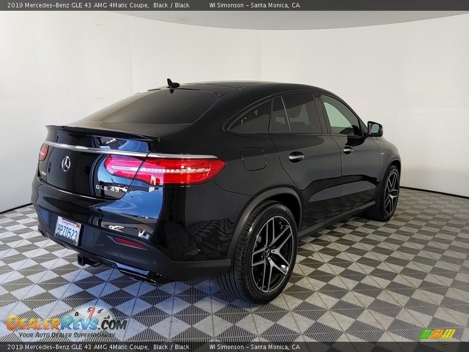 2019 Mercedes-Benz GLE 43 AMG 4Matic Coupe Black / Black Photo #5