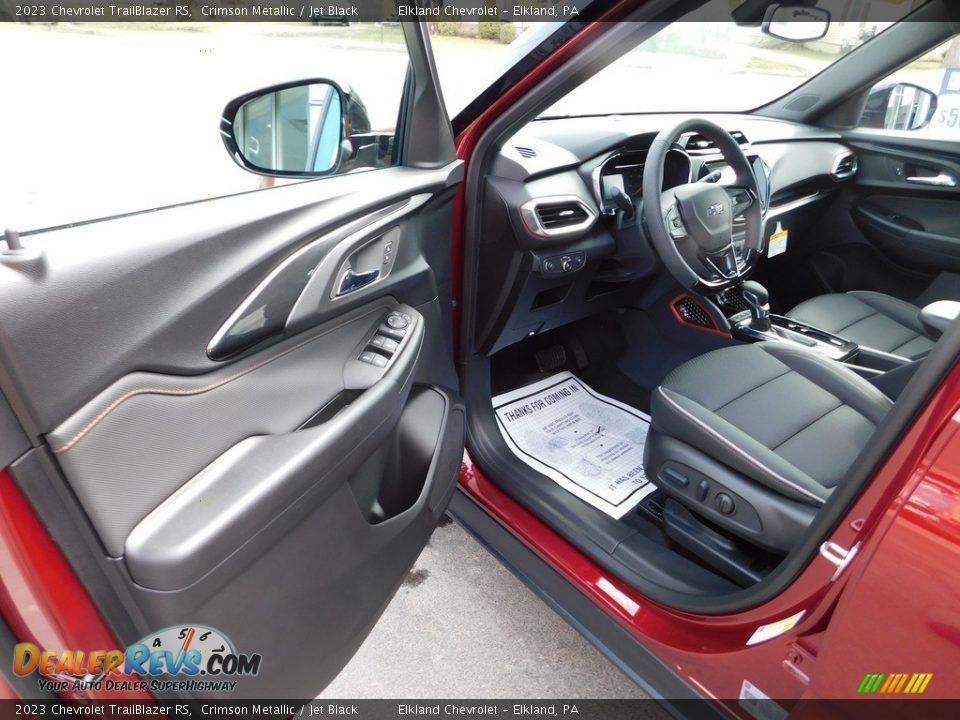 Jet Black Interior - 2023 Chevrolet TrailBlazer RS Photo #15