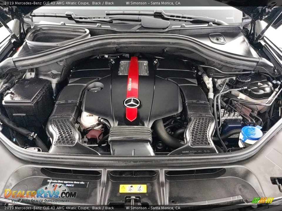 2019 Mercedes-Benz GLE 43 AMG 4Matic Coupe Black / Black Photo #25