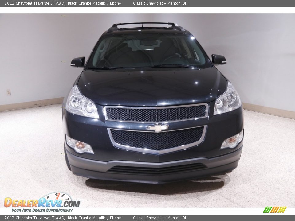 2012 Chevrolet Traverse LT AWD Black Granite Metallic / Ebony Photo #2