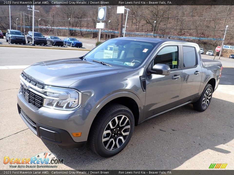 Carbonized Gray Metallic 2023 Ford Maverick Lariat AWD Photo #4