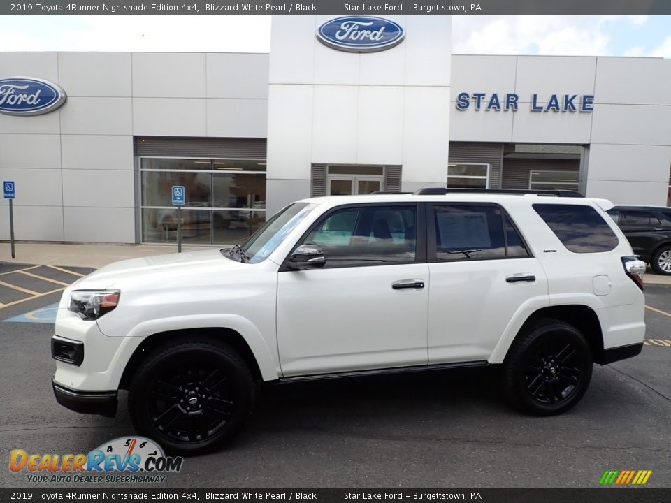 2019 Toyota 4Runner Nightshade Edition 4x4 Blizzard White Pearl / Black Photo #1