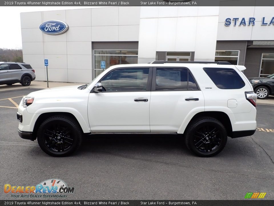 2019 Toyota 4Runner Nightshade Edition 4x4 Blizzard White Pearl / Black Photo #2