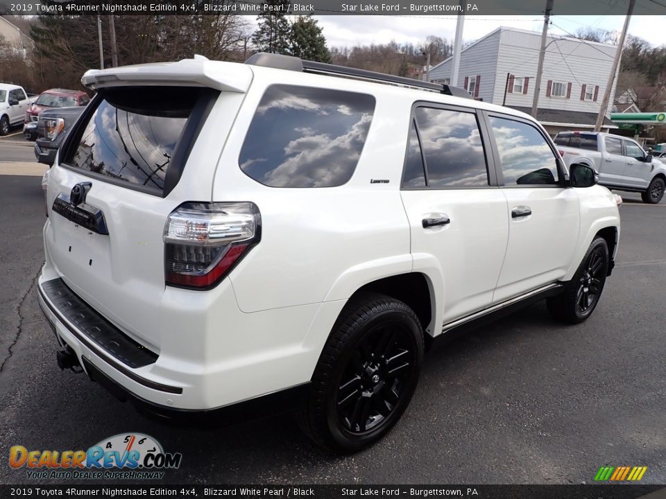 2019 Toyota 4Runner Nightshade Edition 4x4 Blizzard White Pearl / Black Photo #5