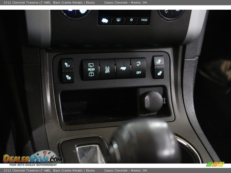 2012 Chevrolet Traverse LT AWD Black Granite Metallic / Ebony Photo #14