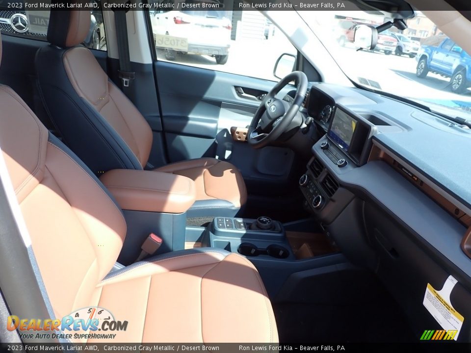 Front Seat of 2023 Ford Maverick Lariat AWD Photo #11