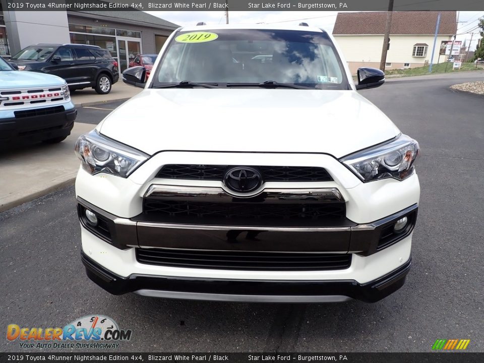 2019 Toyota 4Runner Nightshade Edition 4x4 Blizzard White Pearl / Black Photo #8