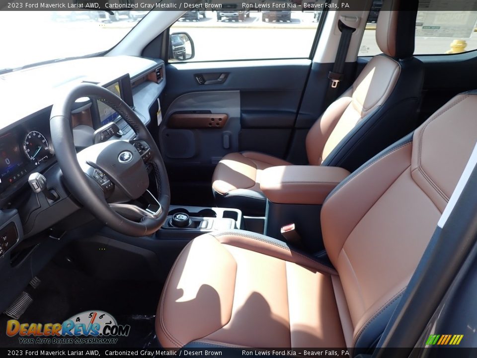 Front Seat of 2023 Ford Maverick Lariat AWD Photo #13