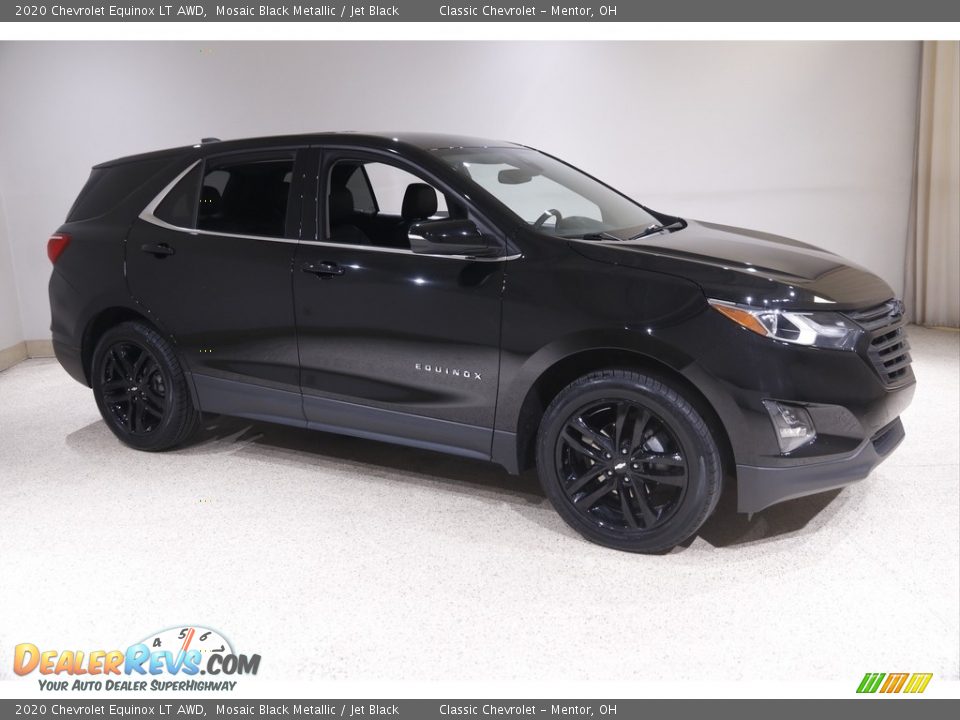 2020 Chevrolet Equinox LT AWD Mosaic Black Metallic / Jet Black Photo #1