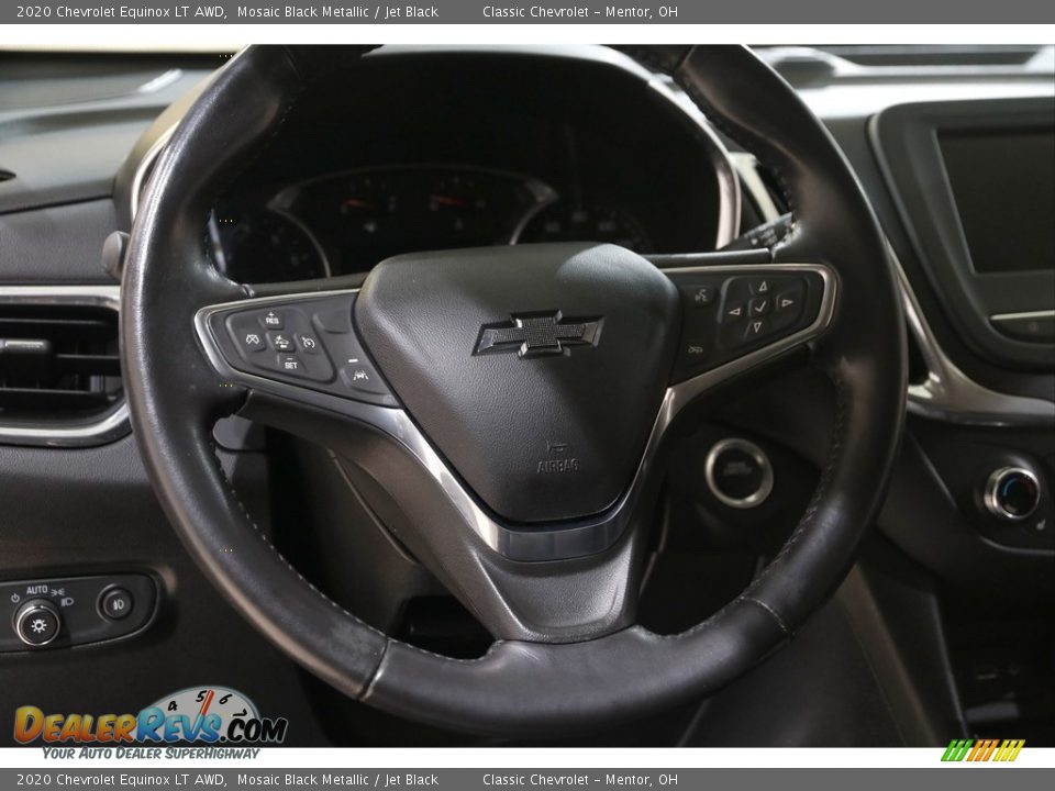 2020 Chevrolet Equinox LT AWD Mosaic Black Metallic / Jet Black Photo #7