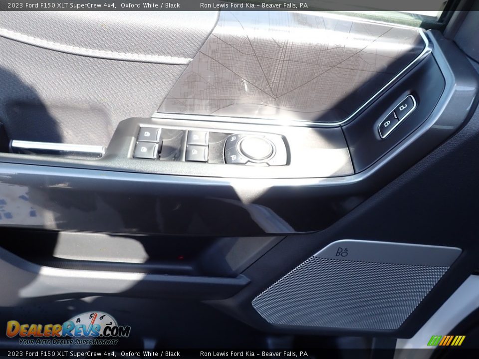 2023 Ford F150 XLT SuperCrew 4x4 Oxford White / Black Photo #15