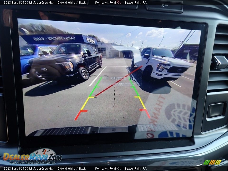 2023 Ford F150 XLT SuperCrew 4x4 Oxford White / Black Photo #18