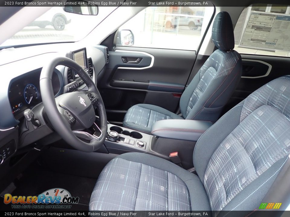 Front Seat of 2023 Ford Bronco Sport Heritage Limited 4x4 Photo #14