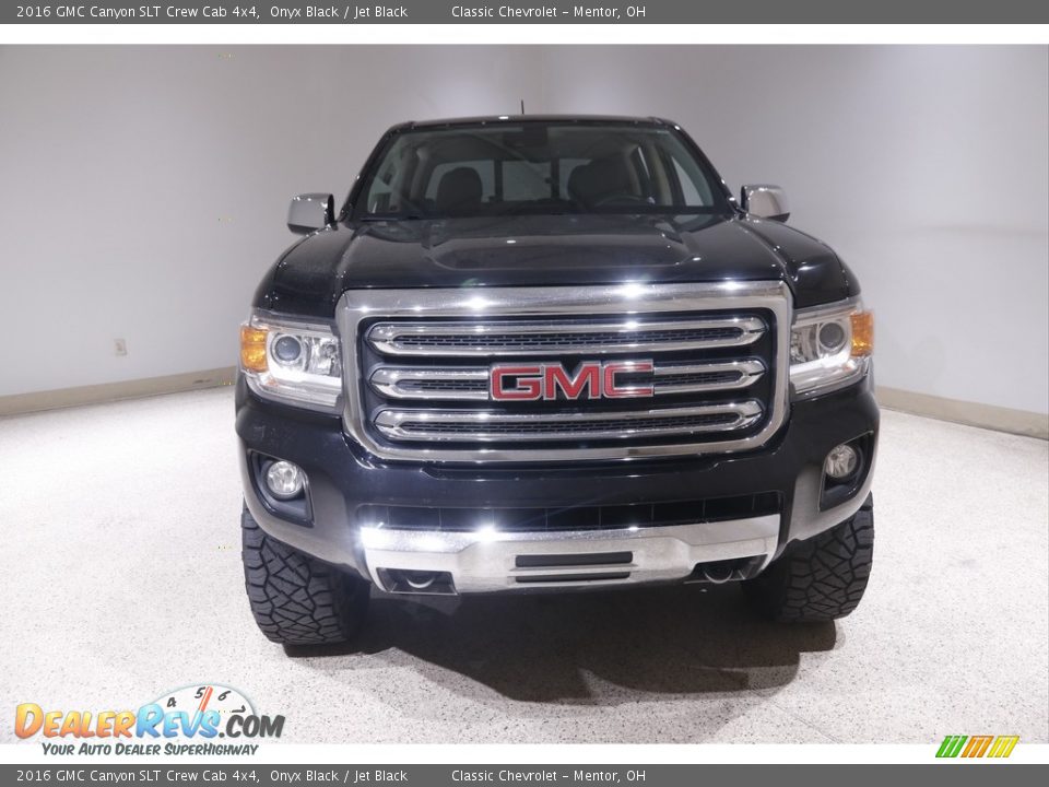 2016 GMC Canyon SLT Crew Cab 4x4 Onyx Black / Jet Black Photo #2