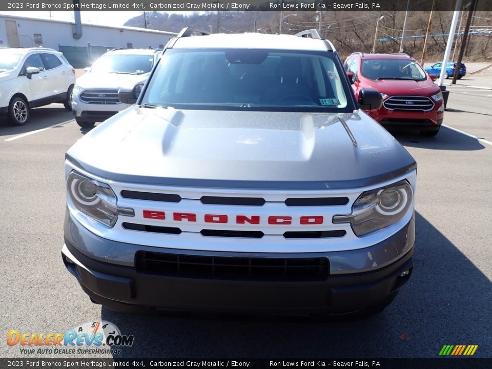 2023 Ford Bronco Sport Heritage Limited 4x4 Carbonized Gray Metallic / Ebony Photo #3