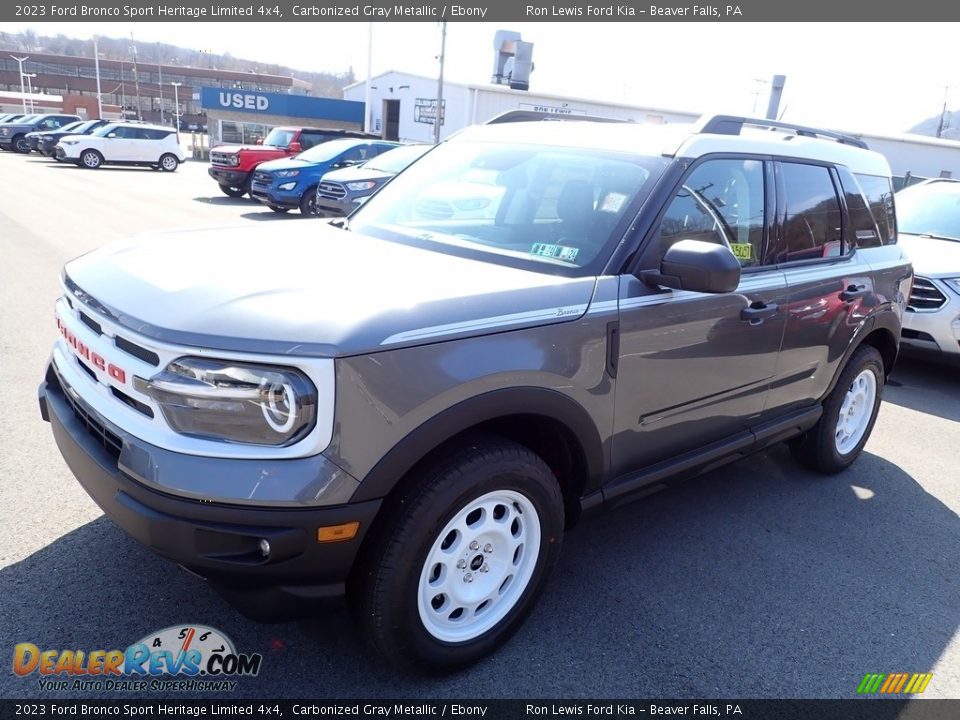 2023 Ford Bronco Sport Heritage Limited 4x4 Carbonized Gray Metallic / Ebony Photo #4