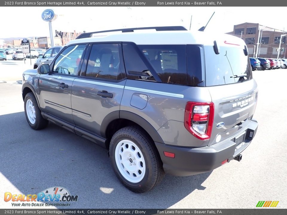 2023 Ford Bronco Sport Heritage Limited 4x4 Carbonized Gray Metallic / Ebony Photo #6