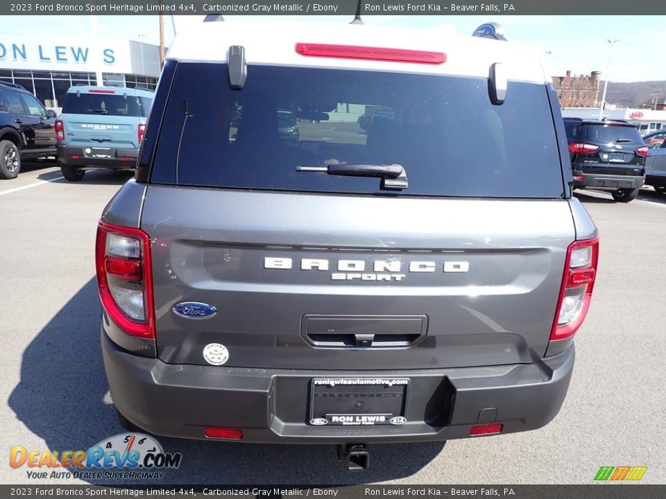 2023 Ford Bronco Sport Heritage Limited 4x4 Carbonized Gray Metallic / Ebony Photo #7