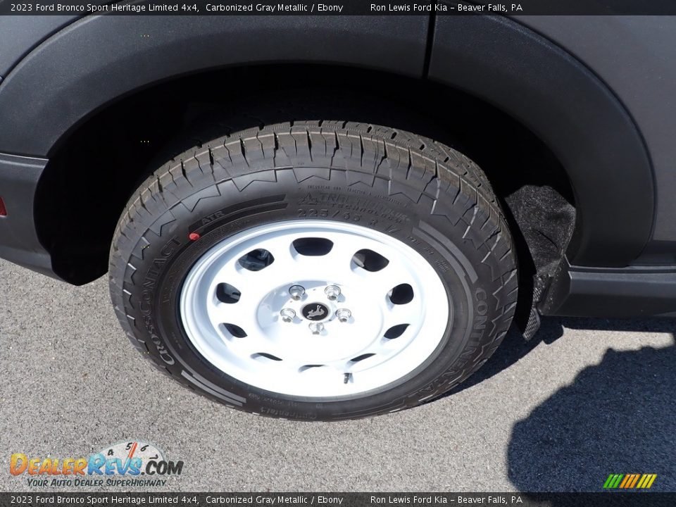 2023 Ford Bronco Sport Heritage Limited 4x4 Carbonized Gray Metallic / Ebony Photo #9