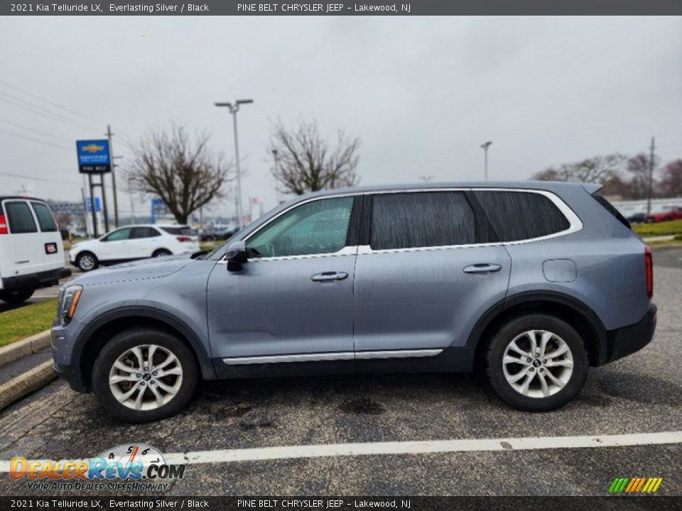 2021 Kia Telluride LX Everlasting Silver / Black Photo #9