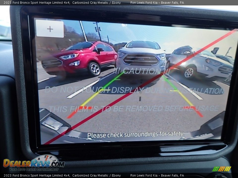 2023 Ford Bronco Sport Heritage Limited 4x4 Carbonized Gray Metallic / Ebony Photo #19