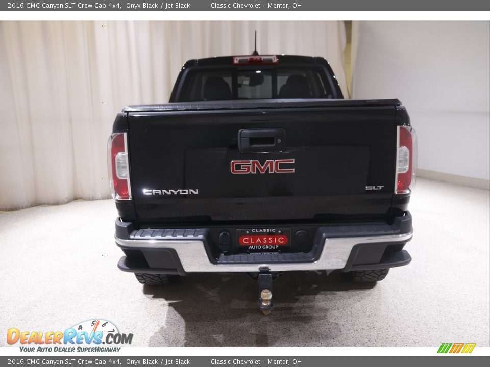 2016 GMC Canyon SLT Crew Cab 4x4 Onyx Black / Jet Black Photo #20