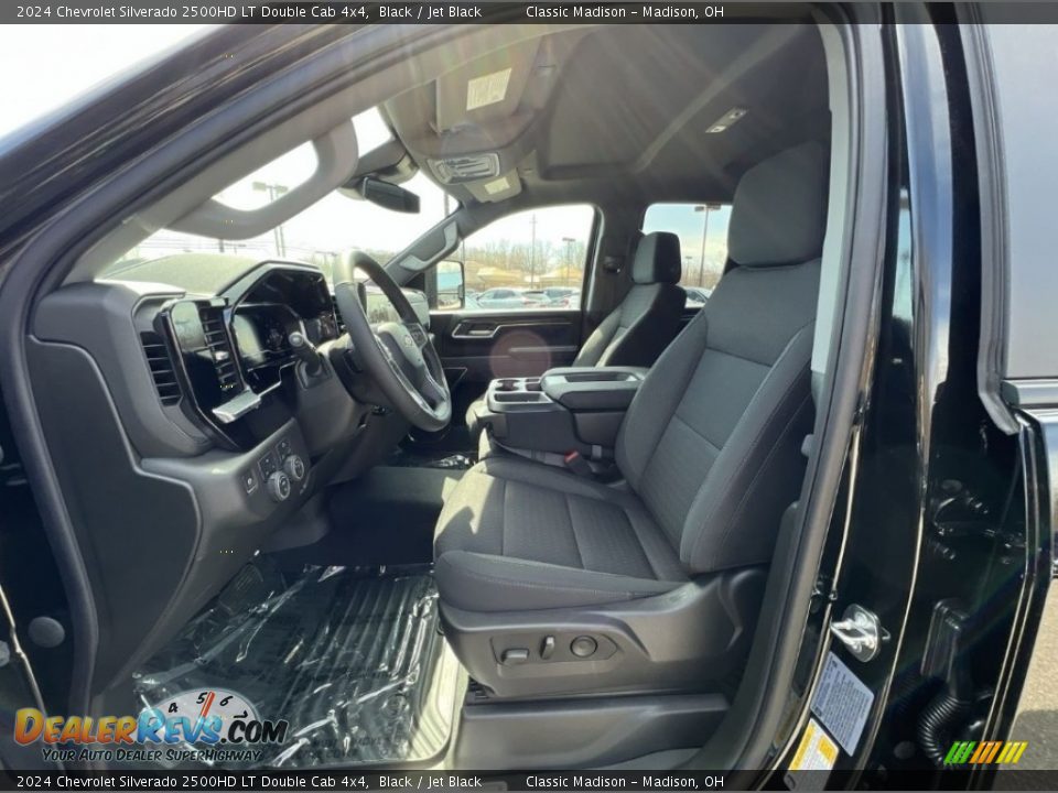 2024 Chevrolet Silverado 2500HD LT Double Cab 4x4 Black / Jet Black Photo #6
