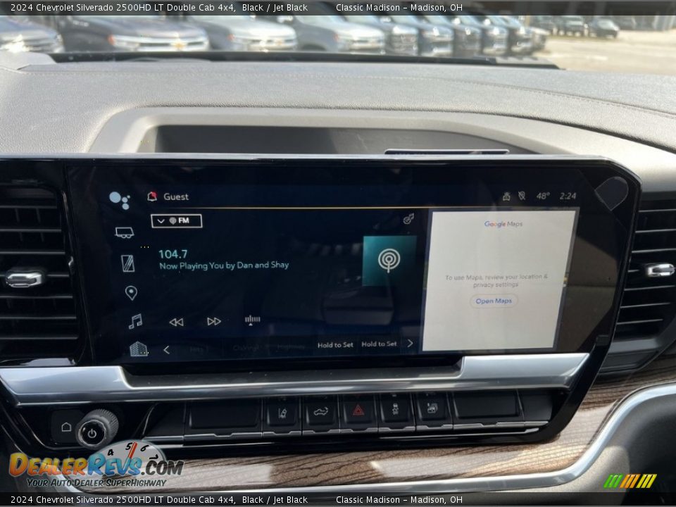 2024 Chevrolet Silverado 2500HD LT Double Cab 4x4 Black / Jet Black Photo #11