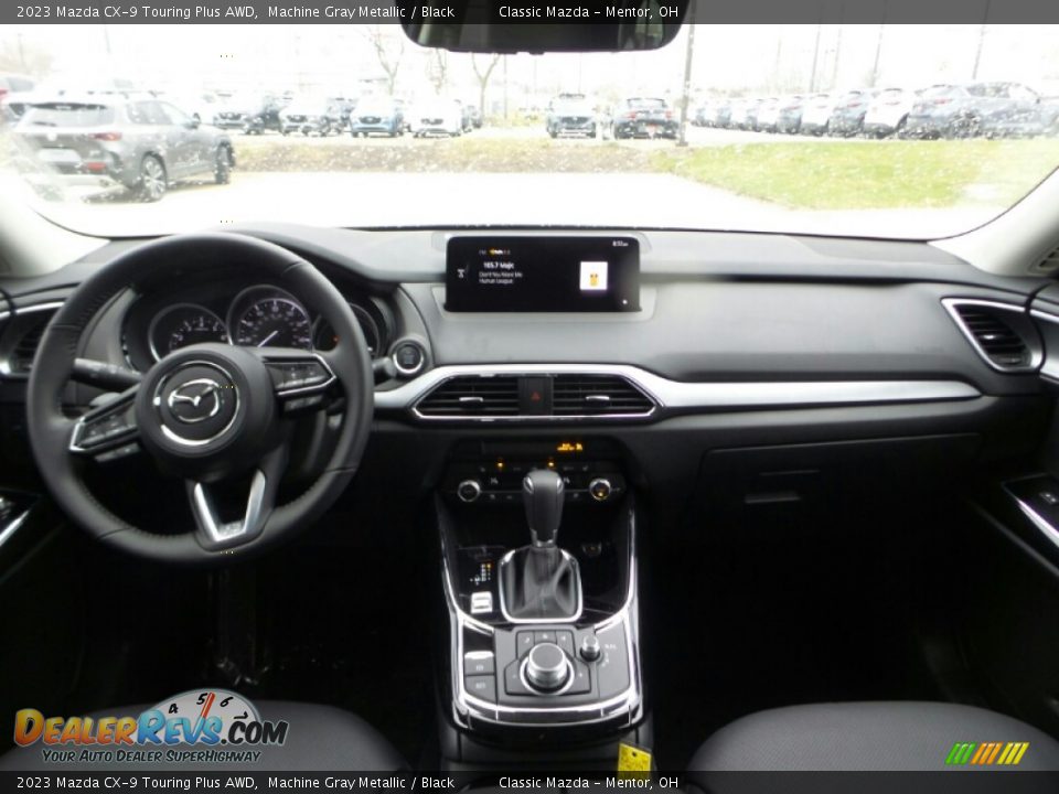 2023 Mazda CX-9 Touring Plus AWD Machine Gray Metallic / Black Photo #3