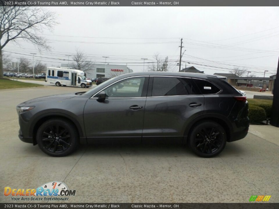 2023 Mazda CX-9 Touring Plus AWD Machine Gray Metallic / Black Photo #6