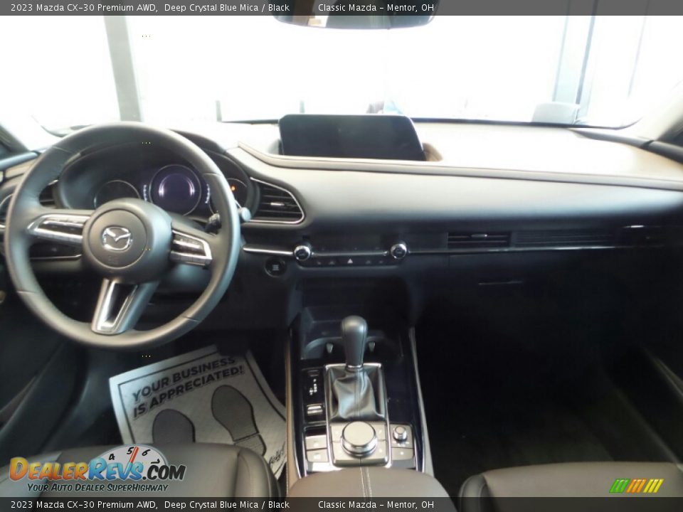 2023 Mazda CX-30 Premium AWD Deep Crystal Blue Mica / Black Photo #3