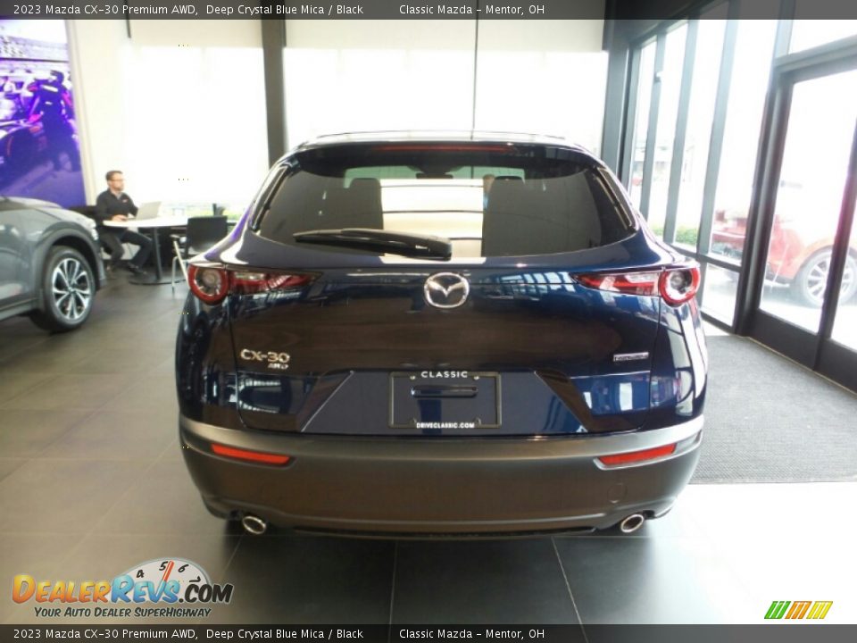 2023 Mazda CX-30 Premium AWD Deep Crystal Blue Mica / Black Photo #5